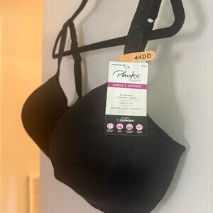 NWT Playtex black bra size 44DD